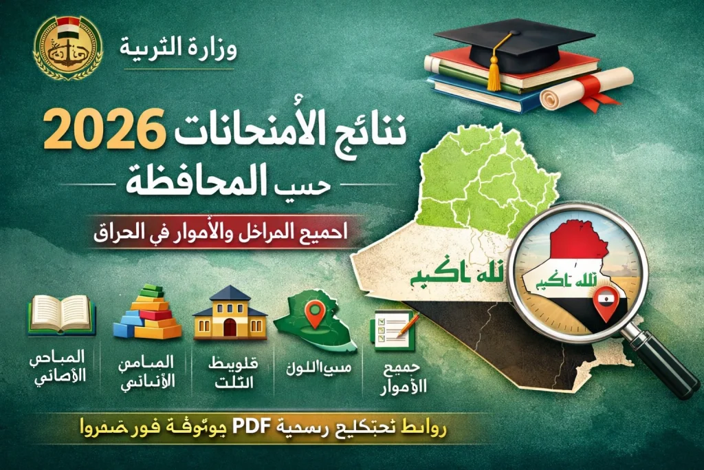 نتائج الامتحانات 2026